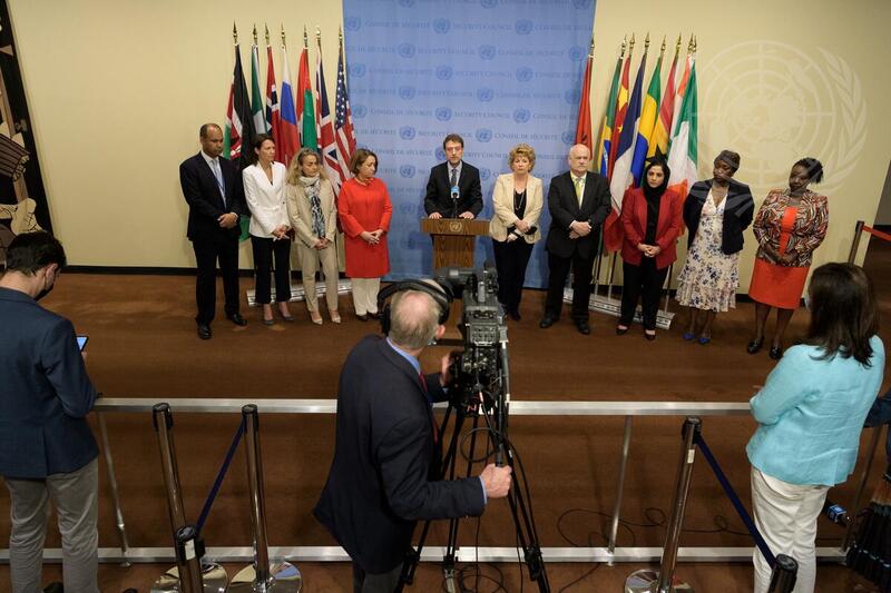 President of Security Council Briefs Ahead of Security Council Meeting on Afghanistan