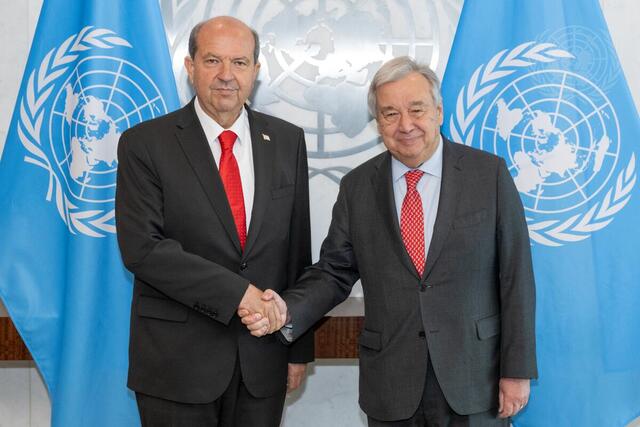 Secretary-General Meets with Leader of Turkish Cypriot Community