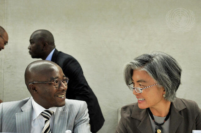 Human Rights Deputy High Commissioner and Côte d&#039;Ivoire Minister at Council Meeting