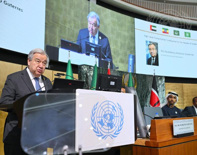 Secretary-General Addresses Humanitarian Conference on Sudan