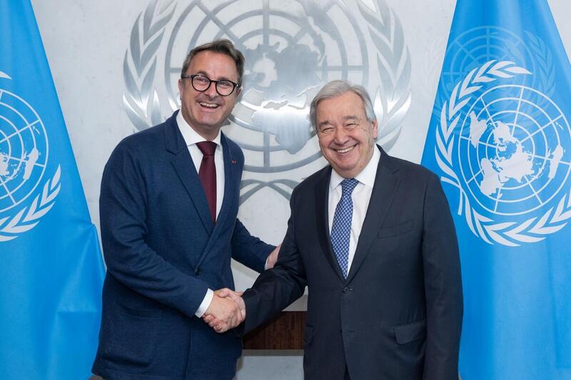 Secretary-General Meets with Deputy Prime Minister of Luxembourg