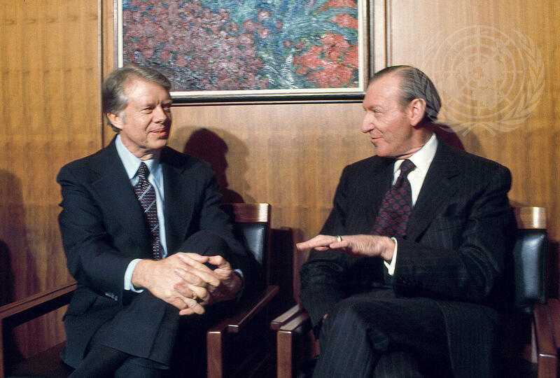 President Jimmy Carter Visits the United Nations