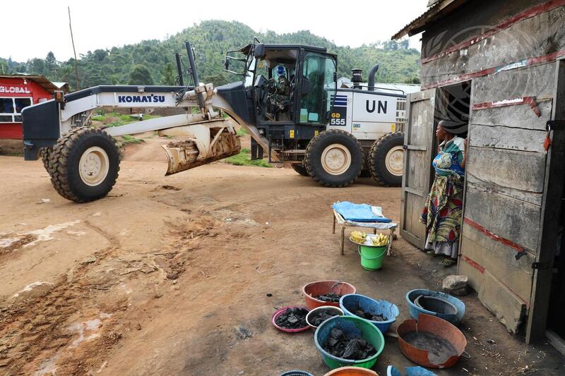 MONUSCO Engineering Unit Engaged in Construction Projects in Beni