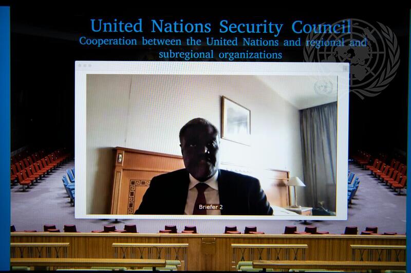 Security Council Holds Videoconference in Connection with Cooperation between UN and Regional and Subregional Organizations (African Union)