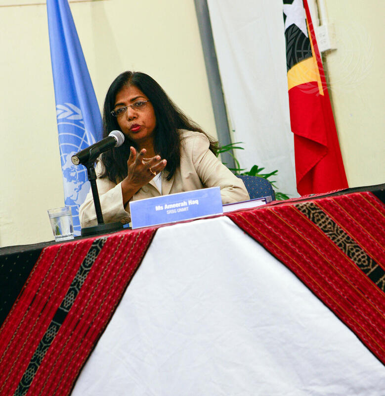 UNMIT Head Holds First Press Conference in Timor-Leste