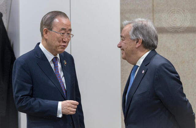 Secretary-General Meets with Former Secretary-General Ban Ki-Moon