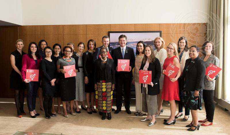 President of General Assembly Becomes International Gender Champion