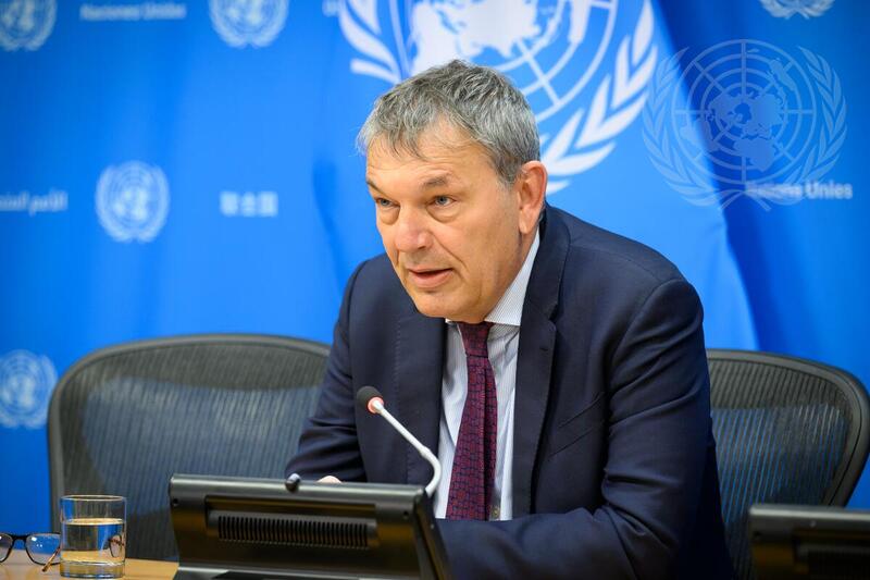 Commissioner-General of UNRWA Briefs Press on Gaza