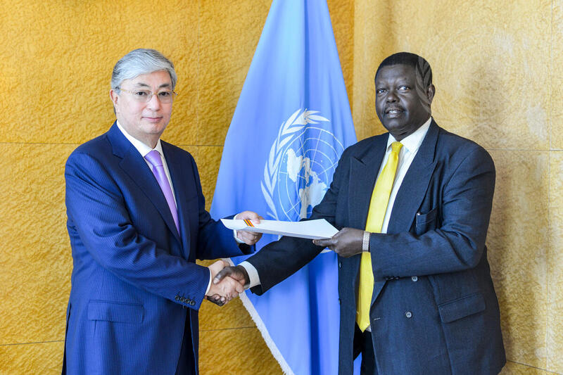 Permanent Representative of Uganda to UNOG Presents Credentials