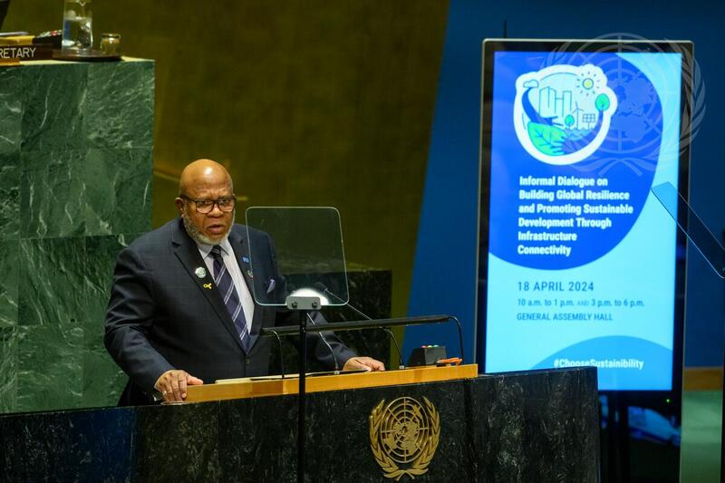 General Assembly Holds Informal Dialogue on Building Global Resilience and Promoting Sustainable Development through Infrastructure Connectivity