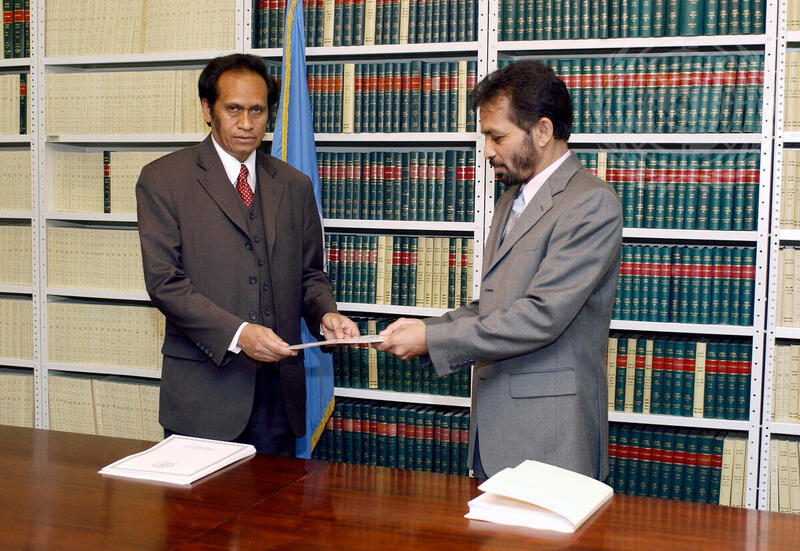 Permanent Representative of Timor-Leste Deposits Ten Instruments of Accession