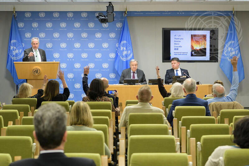 Press Briefing with Secretary-General on State of Climate 2019 Report