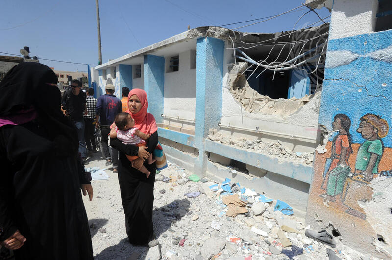UN School in Gaza Attacked