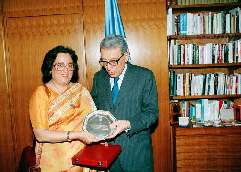 Secretary-General Meets with Deputy Chairman of Upper House of Indian Parliament