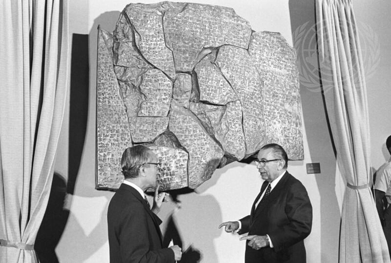 Turkey Gives Peace Treaty Replica to United Nations for Display at Headquarters