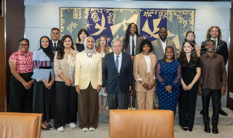 Secretary-General Meets with 2025 Young Leaders for SDGs