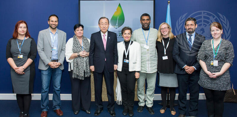 Secretary-General Meets Civil Society Leaders Ahead of COP21, Paris