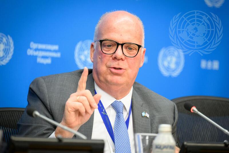 President of Security Council Briefs Press on Programme of Work