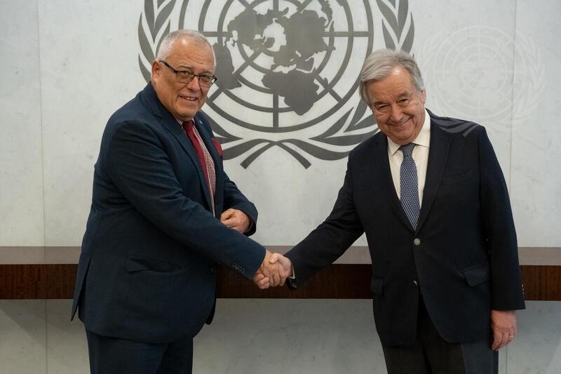 Secretary-General Meets with President of International Criminal Court