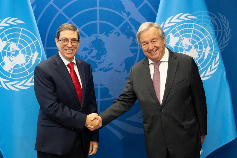 Secretary-General Meets with Foreign Minister of Cuba