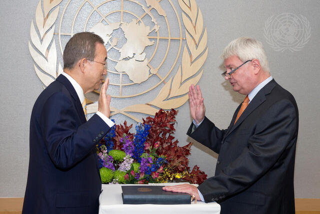 Secretary-General Swears In Under-Secretary-General for Peacekeeping Operations