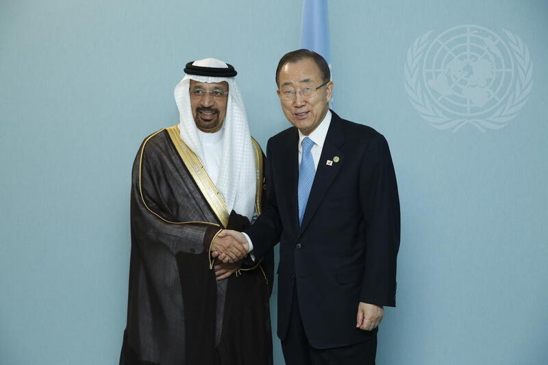 Secretary-General Meets Energy Minister of Saudi Arabia