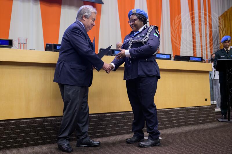 Dag Hammarskjöld Medal, UN Woman Police Officer of the Year and UN Military Gender Advocate of the Year Awards Ceremony