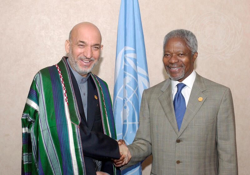 SECRETARY-GENERAL MEETS WITH PRESIDENT OF AFGHANISTAN