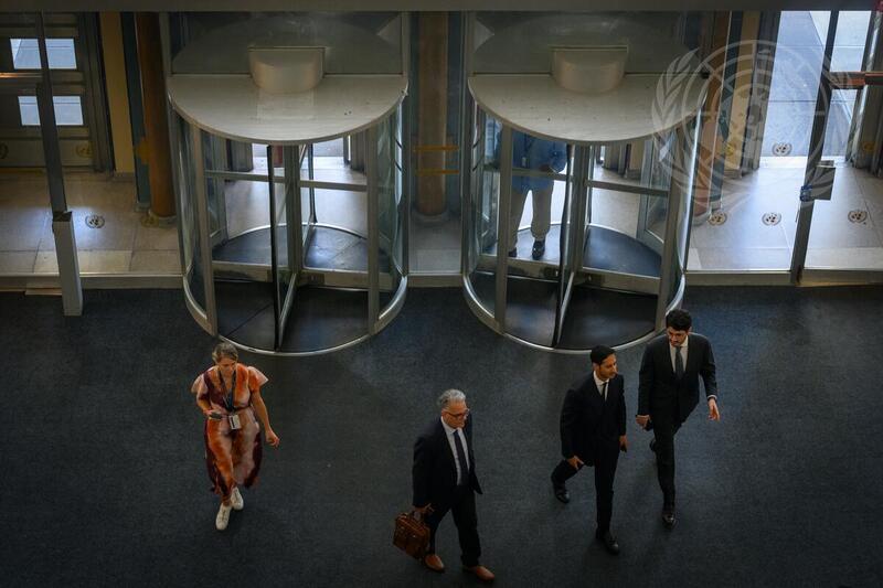 Scene in General Assembly Hall during Fourth Day of 80th General Assembly Debate