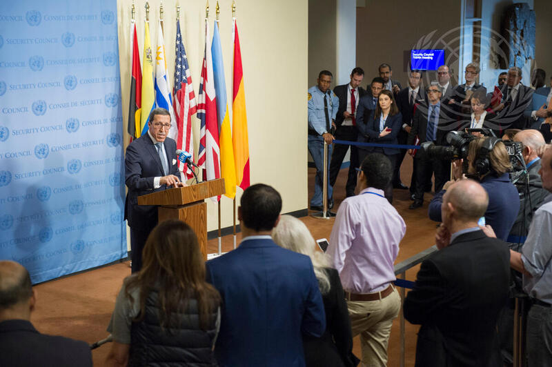 Morroco Briefs the Press Following Security Council Meeting on MINURSO