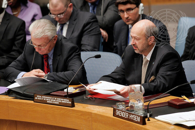 Special Representative for Kosovo Briefs Security Council