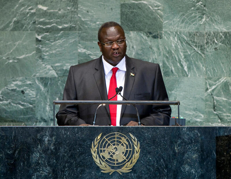 Vice-President of South Sudan Addresses General Assembly