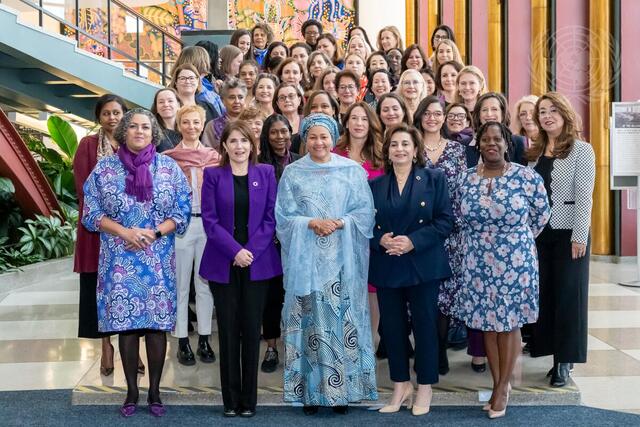 Deputy Secretary-General and Executive Director of UN Women with Group of Permanent Representatives on International Women&#039;s Day