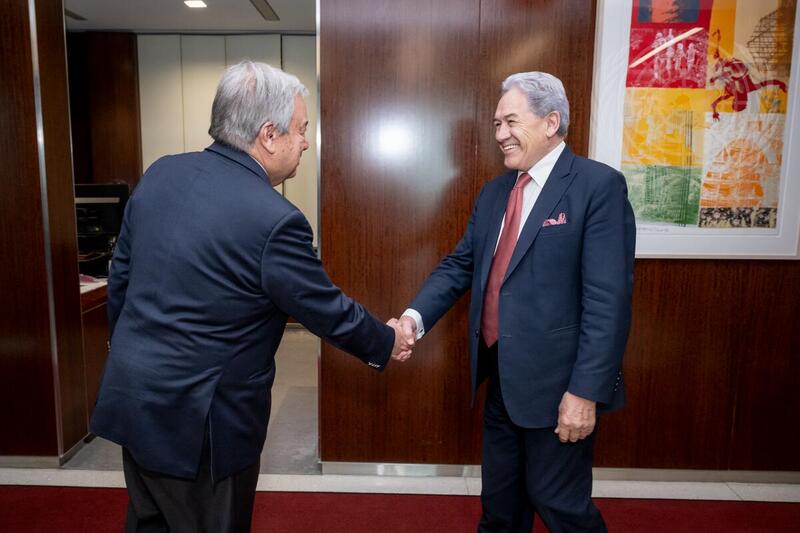Secretary-General Meets with Deputy Prime Minister of New Zealand