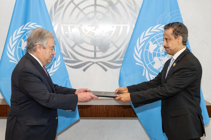 Permanent Observer of Cooperation Council for Arab States of Gulf Presents Credentials to Secretary-General