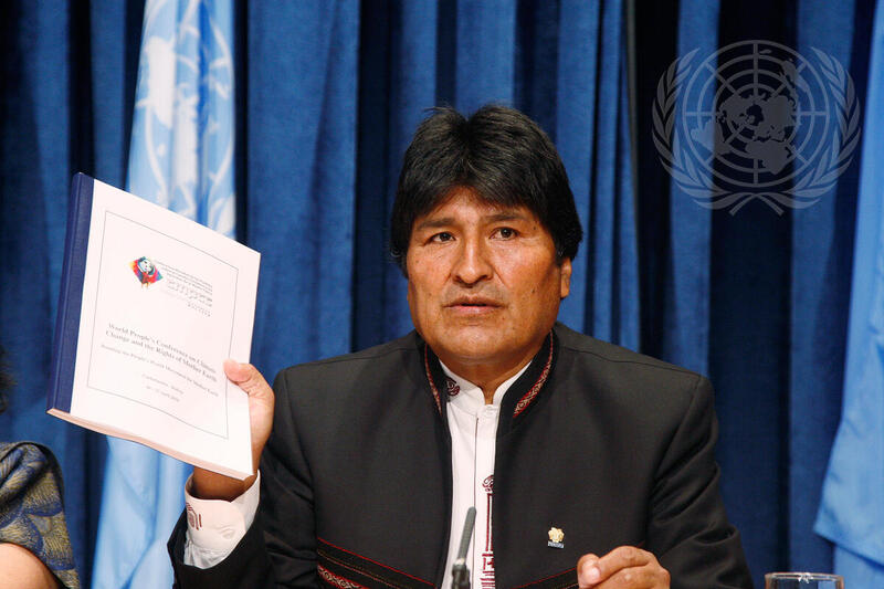 President of Bolivia Holds Press Conference