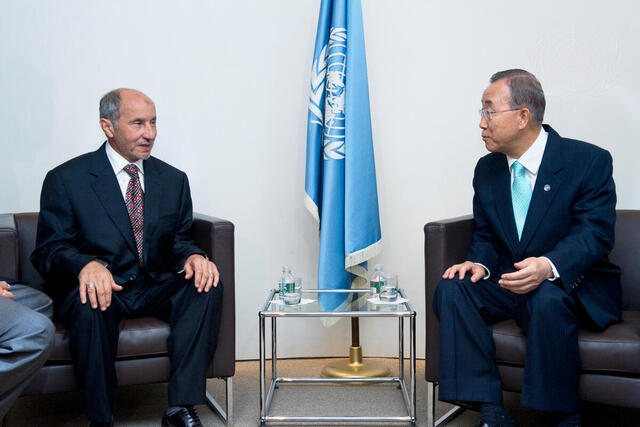 Secretary-General Meets President of Libya&#039;s NTC