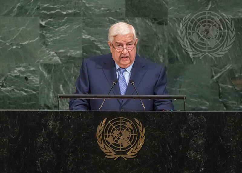 Deputy Prime Minister of Syria Addresses General Assembly