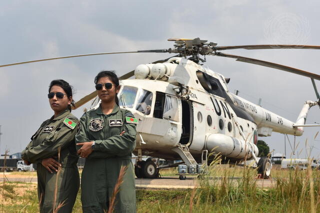 Bangladeshi Helicopter Pilots Serving with MONUSCO