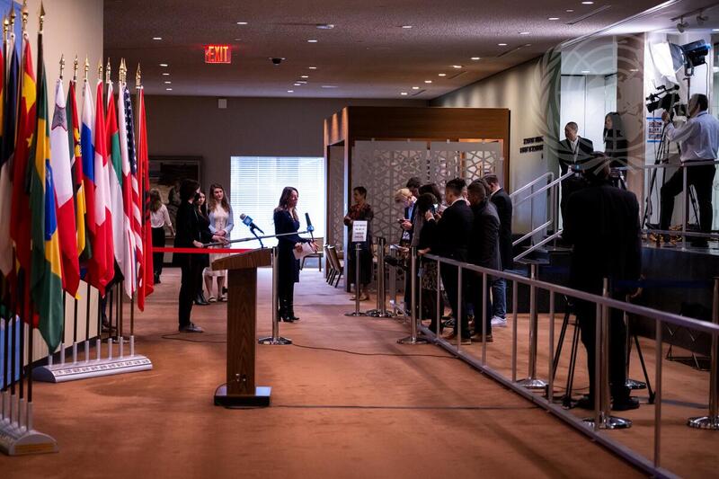 President of Security Council Briefs Press