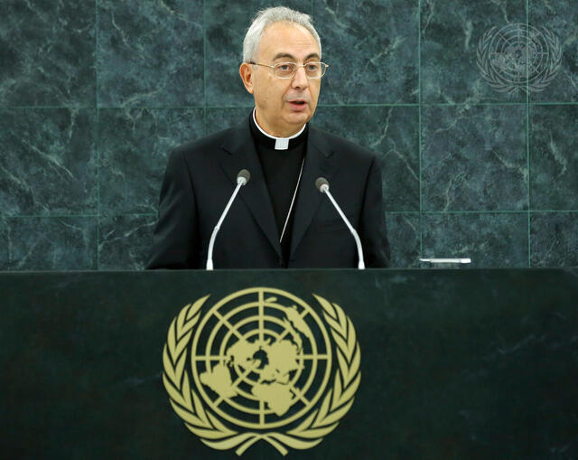 Foreign Secretary of Holy See Addresses General Assembly