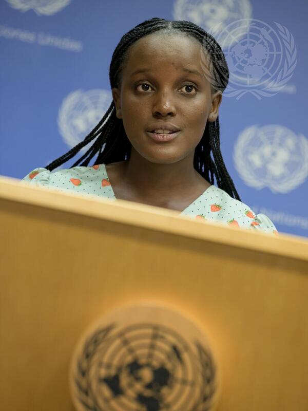 Executive Director of UNICEF and Global Goodwill Ambassador Briefs Press