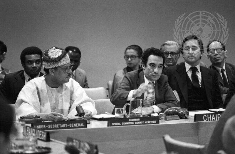 Security Council Committee on South Africa Holds Open Meeting