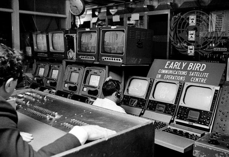 Proceedings of the Security Council Transmitted "Live" to Europe via the Early Bird Communications Satellite