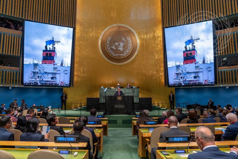 Secretary-General Addresses Opening of Debate of 77 Session of General Assembly