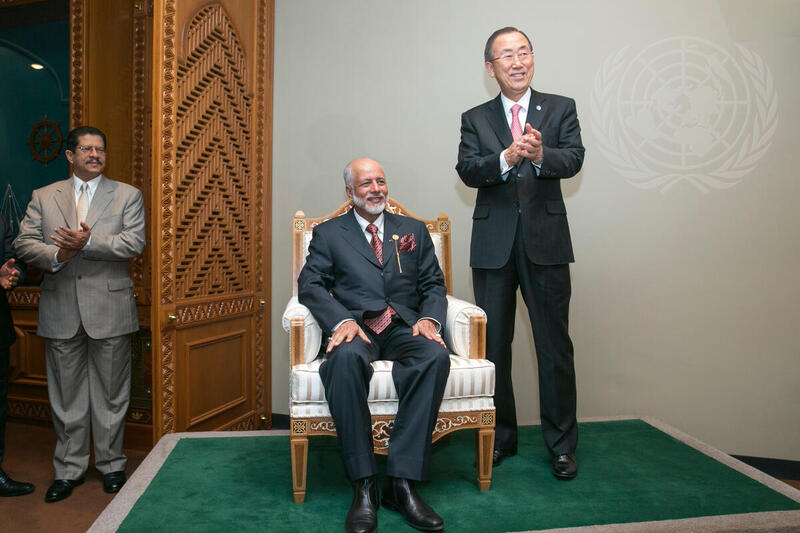 Hand-over Ceremony of Chairs Donated by Oman to UN