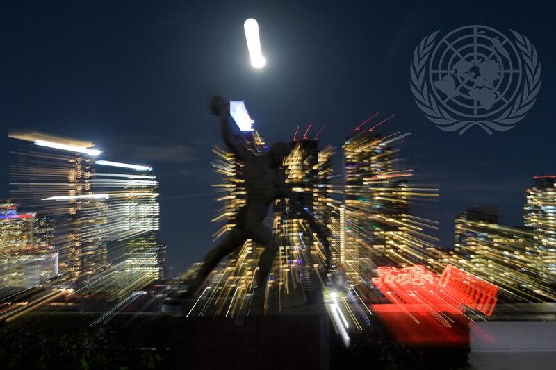 Scene at UN Headquarters during 76th General Assembly