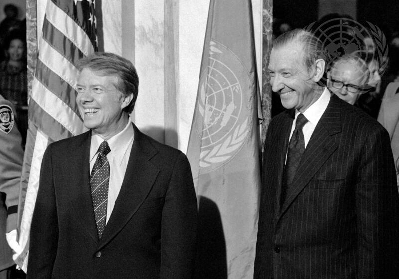President Jimmy Carter Visits the United Nations