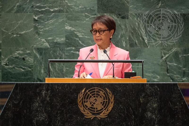 Foreign Minister of Indonesia Addresses 2023 SDG Summit
