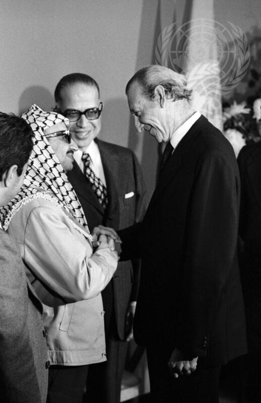 Reception for Representatives of Palestine Liberation Organization at UN Headquarters